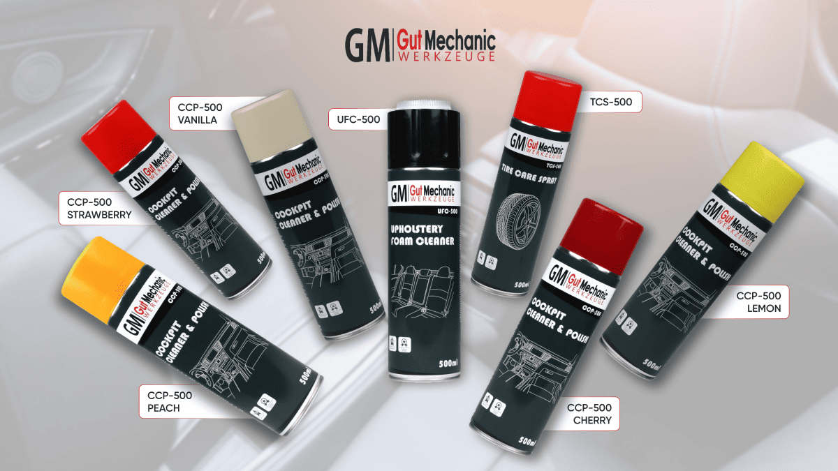 Засоби для догляду за авто GUT MECHANIC — як обрати та користуватися
